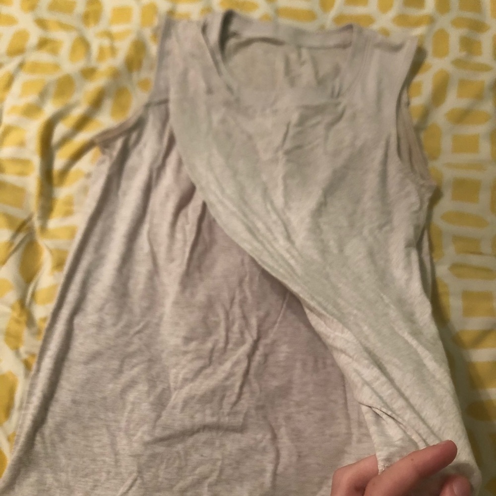 Faux wrap front Lululemon Muscle Tank